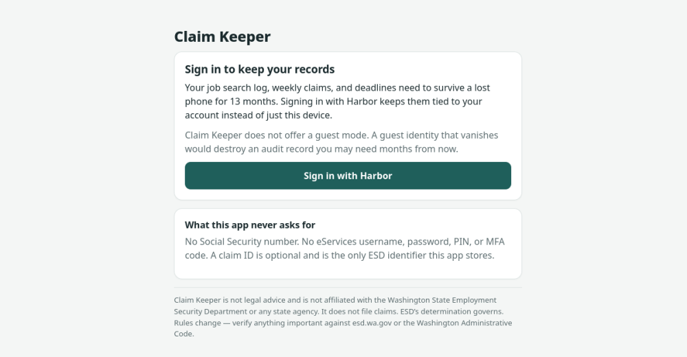 Claim Keeper